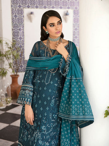 Gulaal | Embroidered Chiffon 23 | Reyah - House Of Anaya