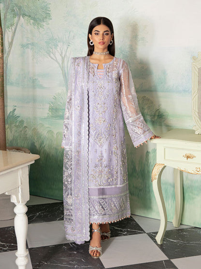 Gulaal | Embroidered Chiffon 23 | LIANA GL-LP-V2-17 - House Of Anaya