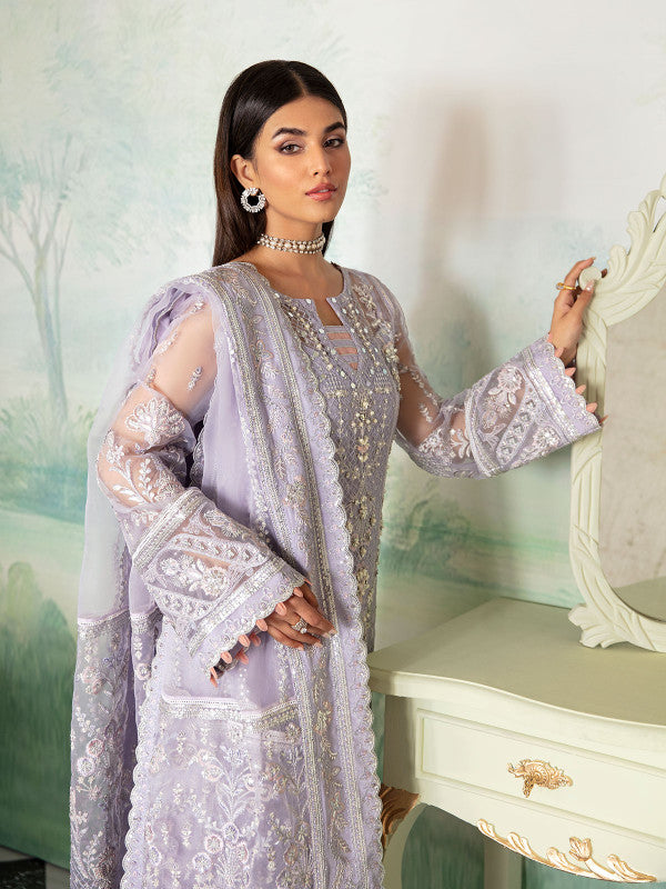Gulaal | Embroidered Chiffon 23 | LIANA GL-LP-V2-17 - House Of Anaya