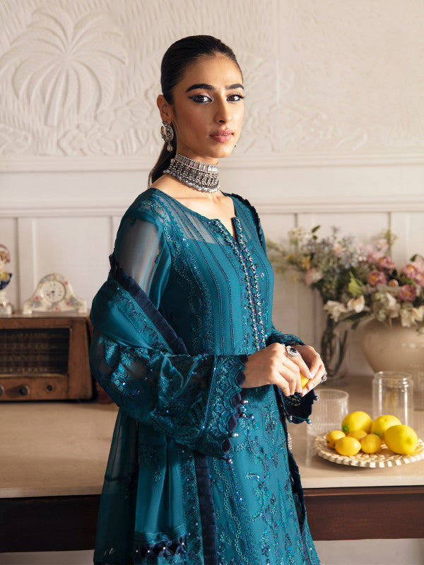 Gulaal | Embroidered Chiffon 23 | MARLEEN GL-EC-23V1-08 - House Of Anaya