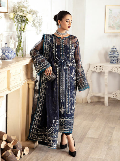 Gulaal | Embroidered Chiffon 23 | SABELA GL-LP-V2-15 - House Of Anaya