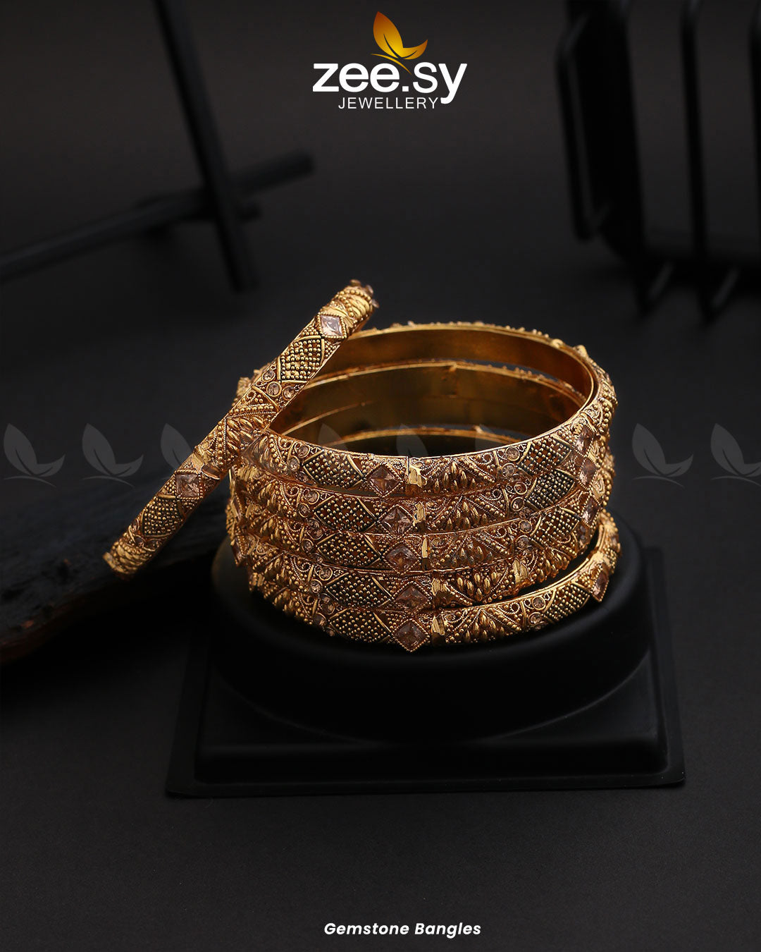 Gemstone Bangles - Libasekhas