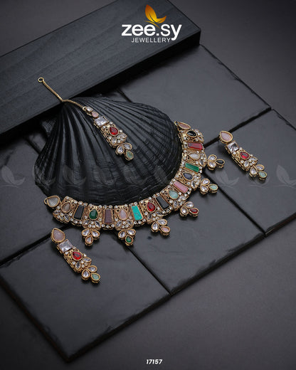 Gemstone Enchantment Necklace - Libasekhas