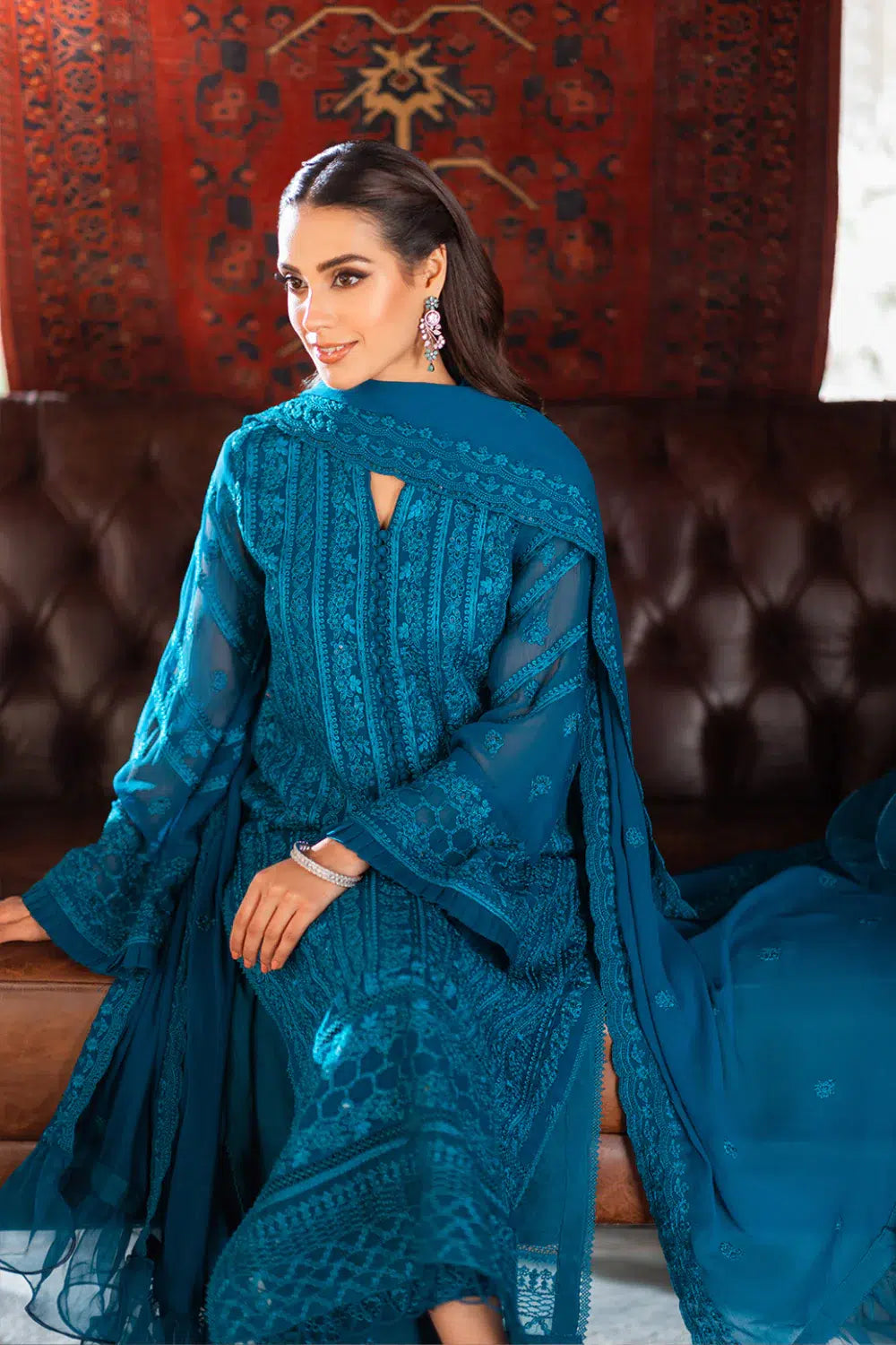 Azure | Embroidered Formals | Gilded Sea - House Of Anaya