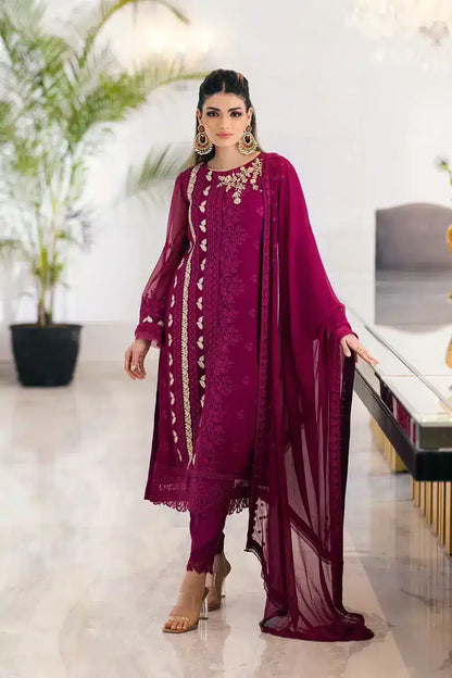 Azure | Embroidered Ensembles 23 | Glooming Diva - House Of Anaya