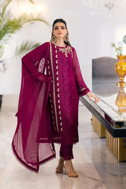 Azure | Embroidered Ensembles 23 | Glooming Diva - House Of Anaya