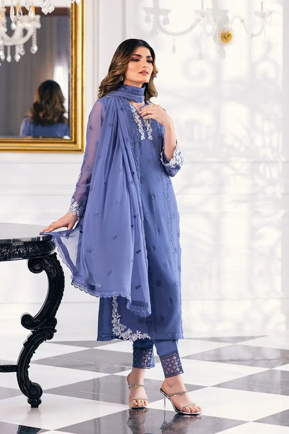 Azure | Embroidered Ensembles 23 | Gradiant Glore - House Of Anaya