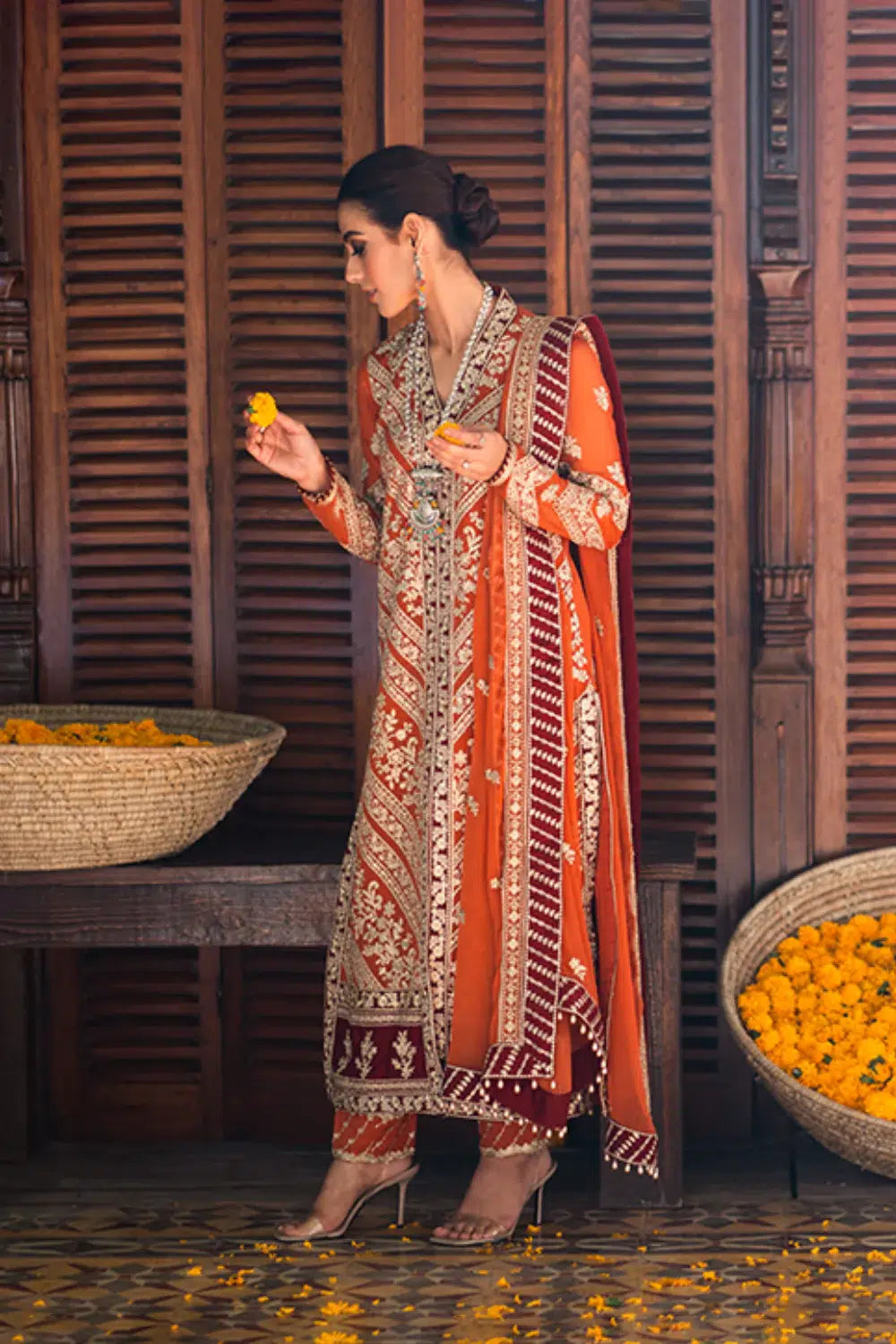 Azure | Embroidered Formals | Grandeur Glam - House Of Anaya