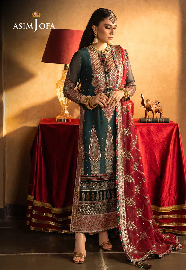Asim Jofa | Velvet Festive 23 | AJVF-10 - House Of Anaya
