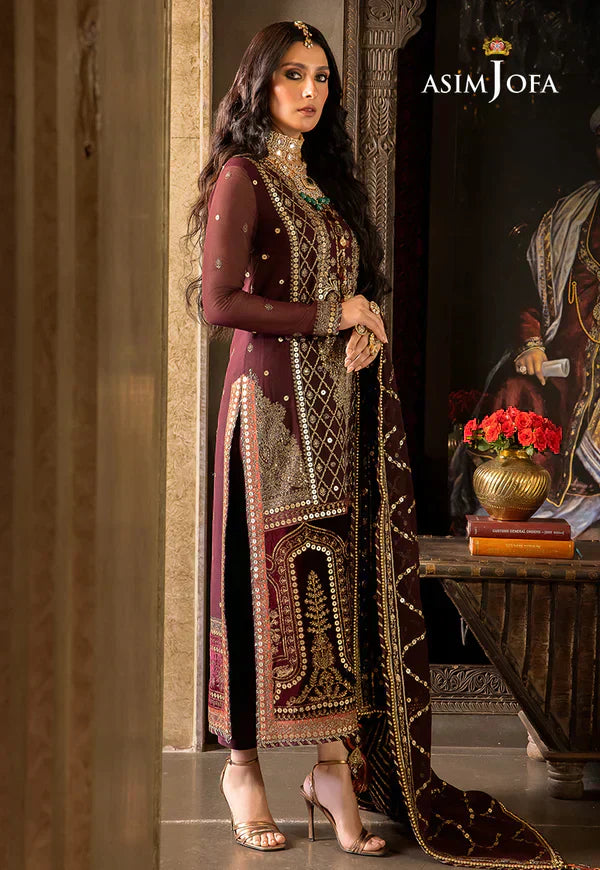 Asim Jofa | Velvet Festive 23 | AJVF-12 - House Of Anaya