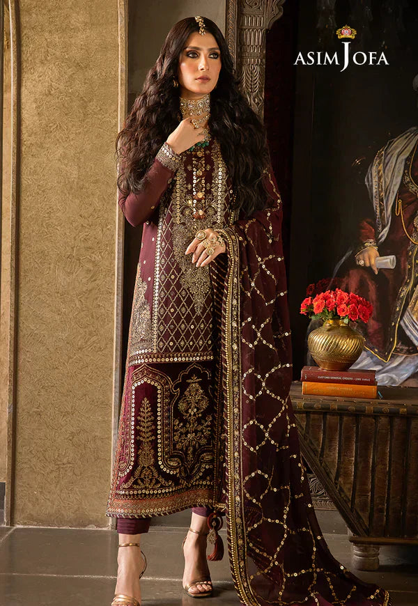 Asim Jofa | Velvet Festive 23 | AJVF-12 - House Of Anaya