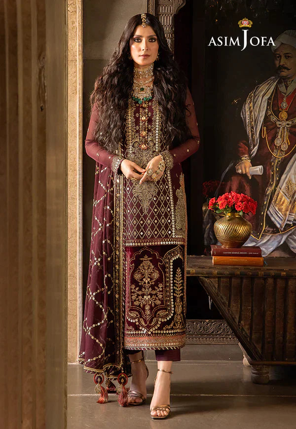 Asim Jofa | Velvet Festive 23 | AJVF-12 - House Of Anaya