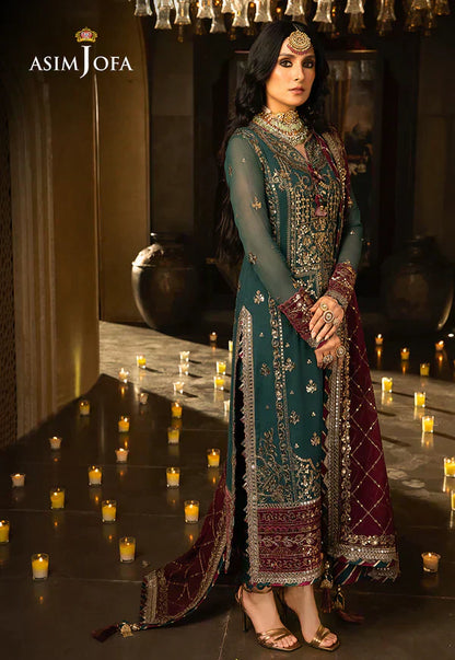 Asim Jofa | Velvet Festive 23 | AJVF-09 - House Of Anaya