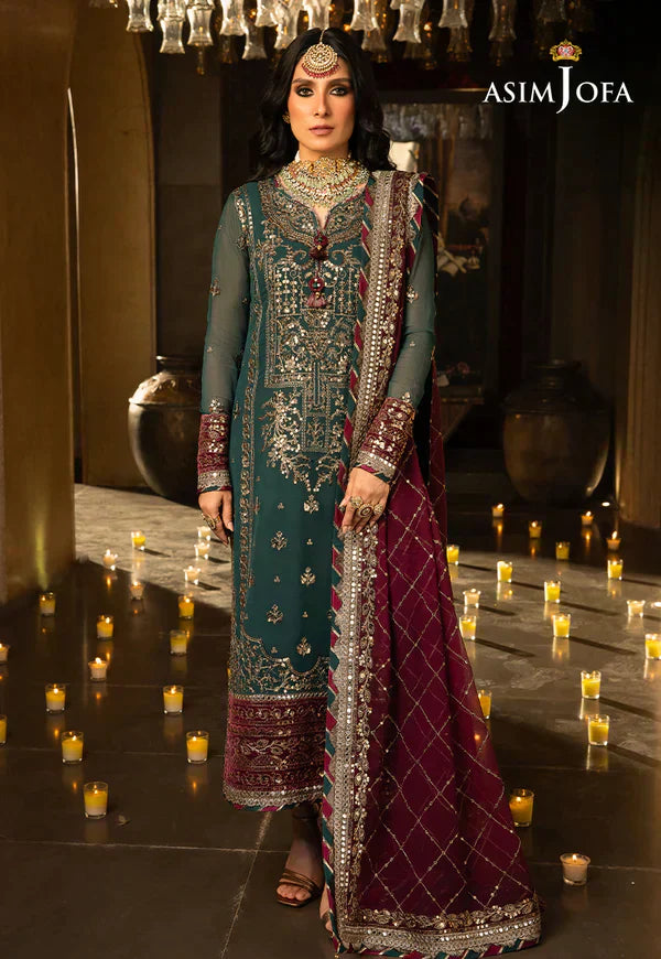 Asim Jofa | Velvet Festive 23 | AJVF-09 - House Of Anaya