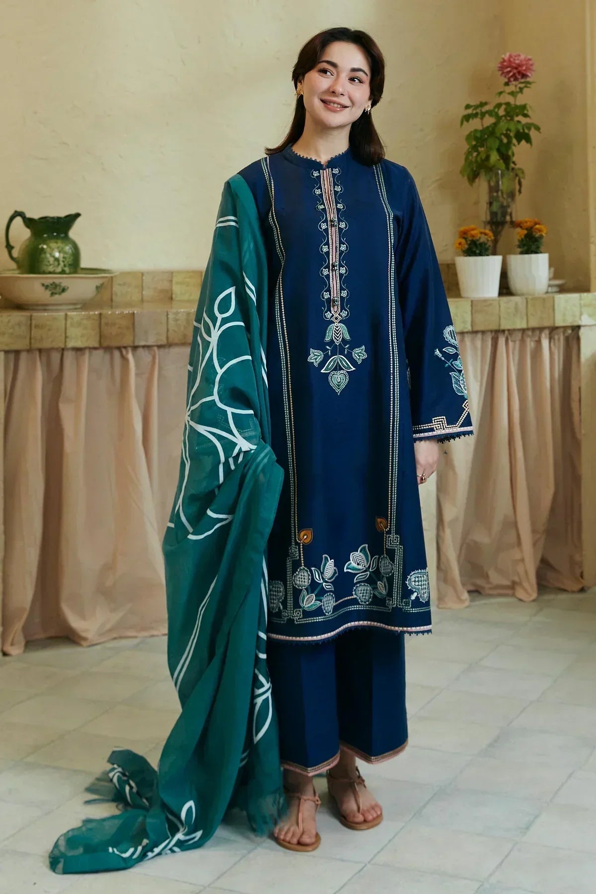 Zara Shahjahan | Coco Lawn 24 | GUL MOHAR-3B - House Of Anaya