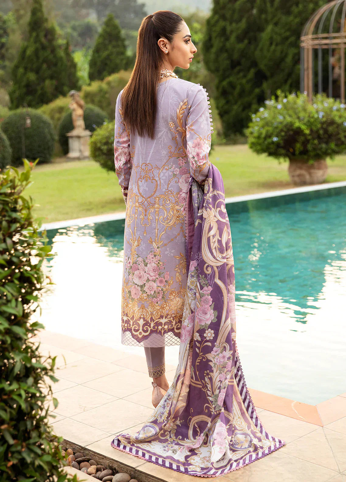 Gulaal | Springtime Ballet | LAVANDE (GL-L-24V1-05) - House Of Anaya