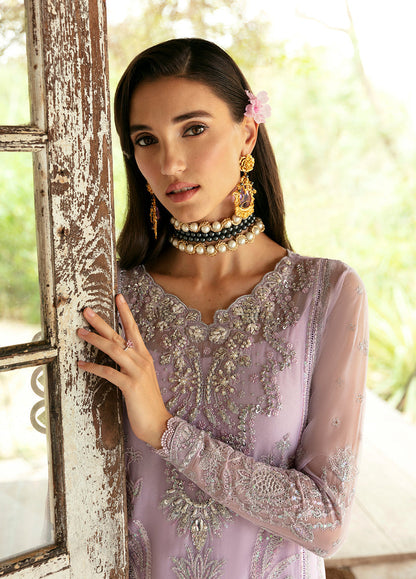Gulaal | Embroidered Chiffon Eid Collection | VIOLA - House Of Anaya