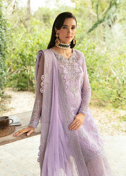 Gulaal | Embroidered Chiffon Eid Collection | VIOLA - House Of Anaya