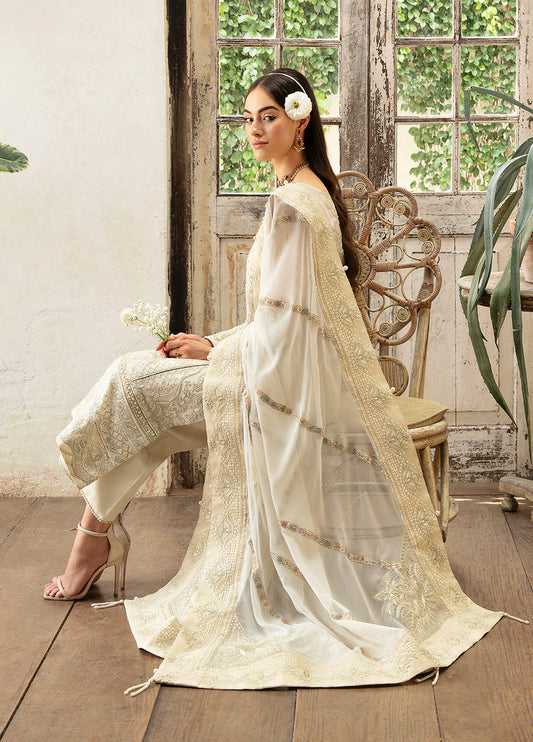Gulaal | Embroidered Chiffon Eid Collection | ASTERIA - House Of Anaya