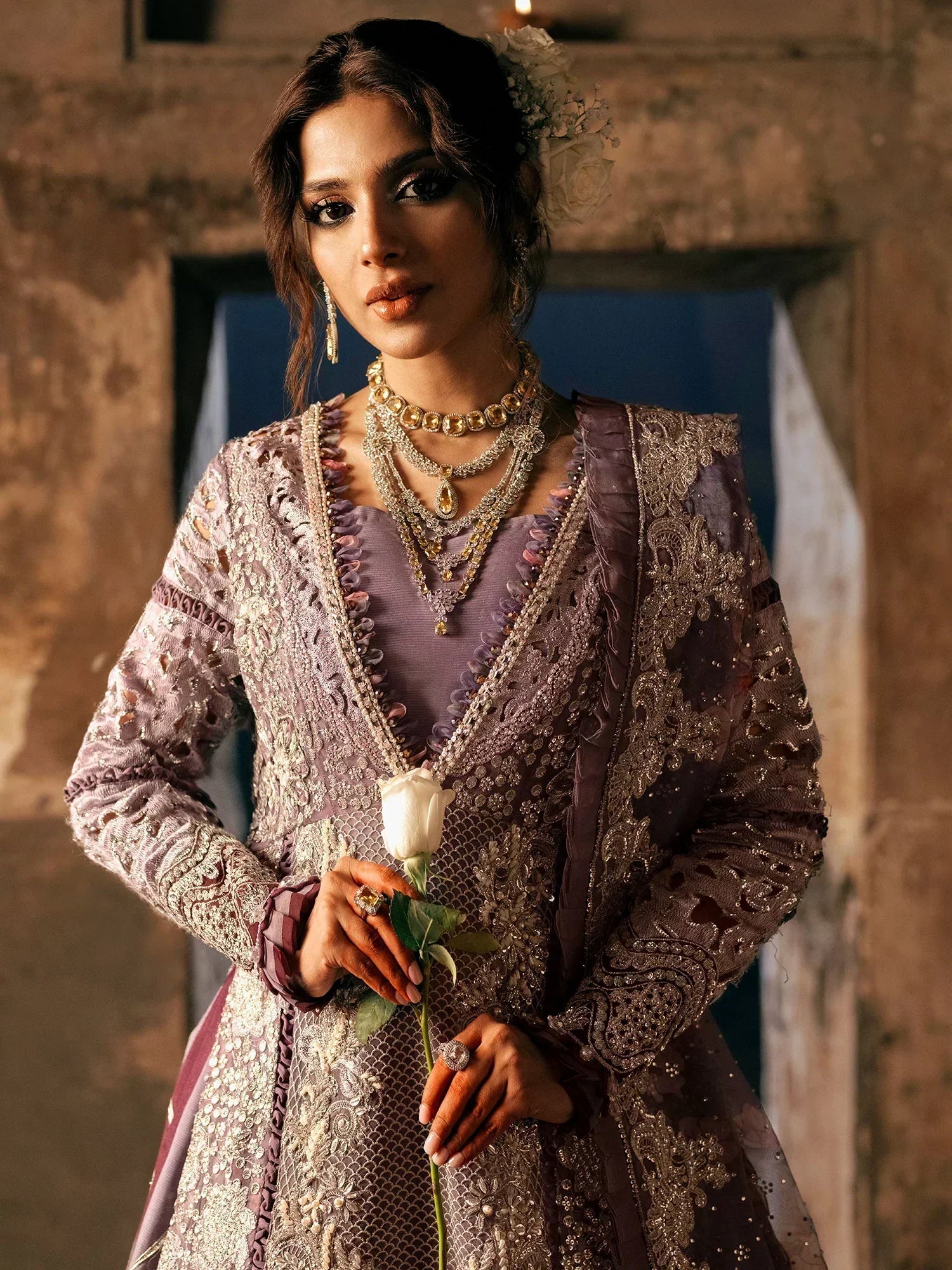 Maryam Hussain | Gulaab Wedding Formals 24 | JHIL MIL - House Of Anaya