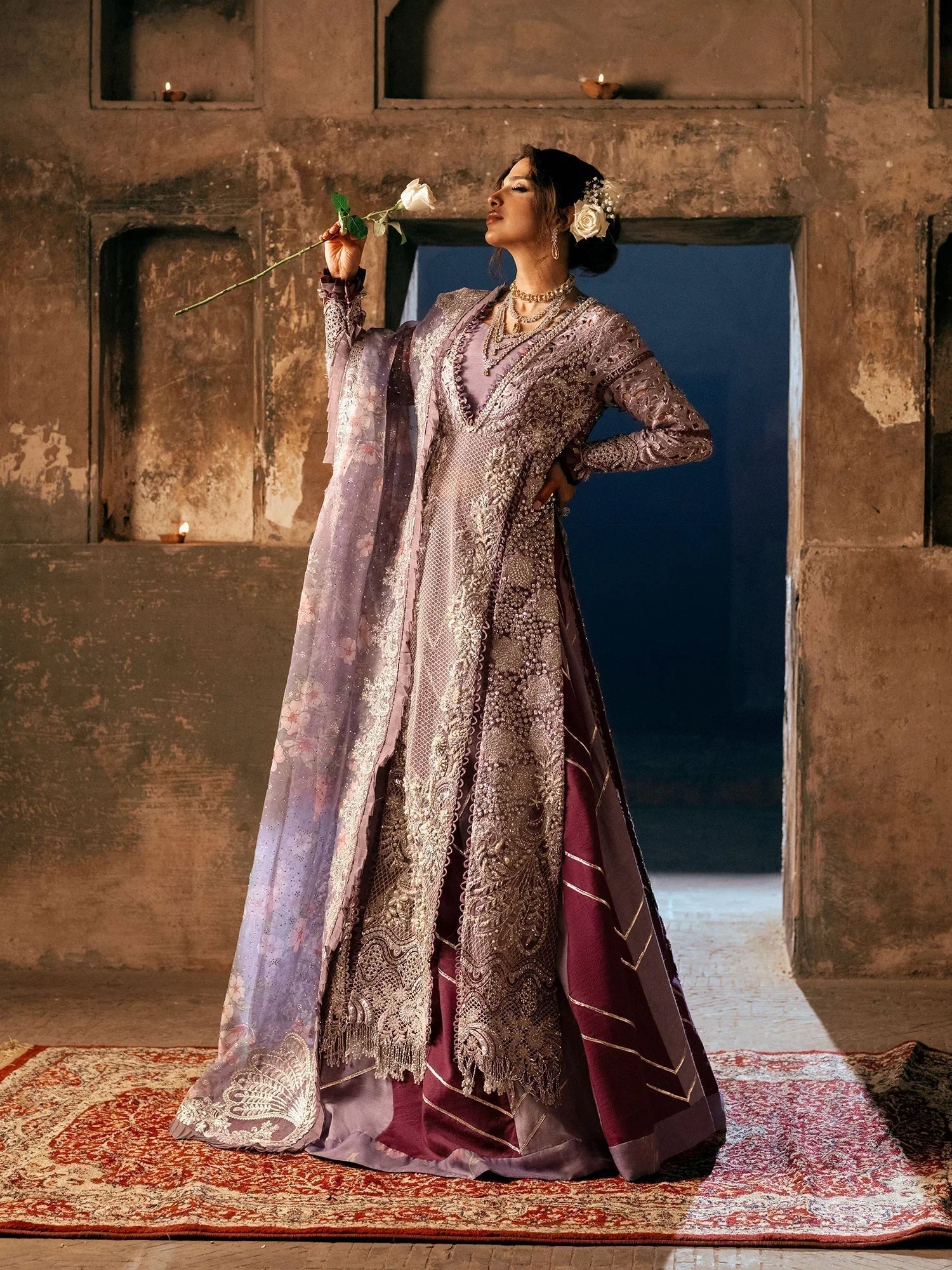 Maryam Hussain | Gulaab Wedding Formals 24 | JHIL MIL - House Of Anaya