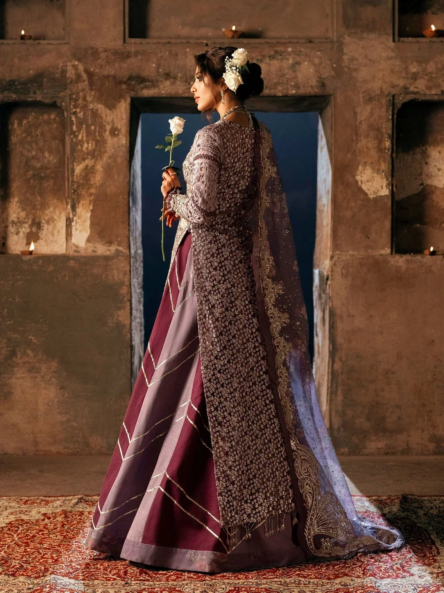 Maryam Hussain | Gulaab Wedding Formals 24 | JHIL MIL - House Of Anaya