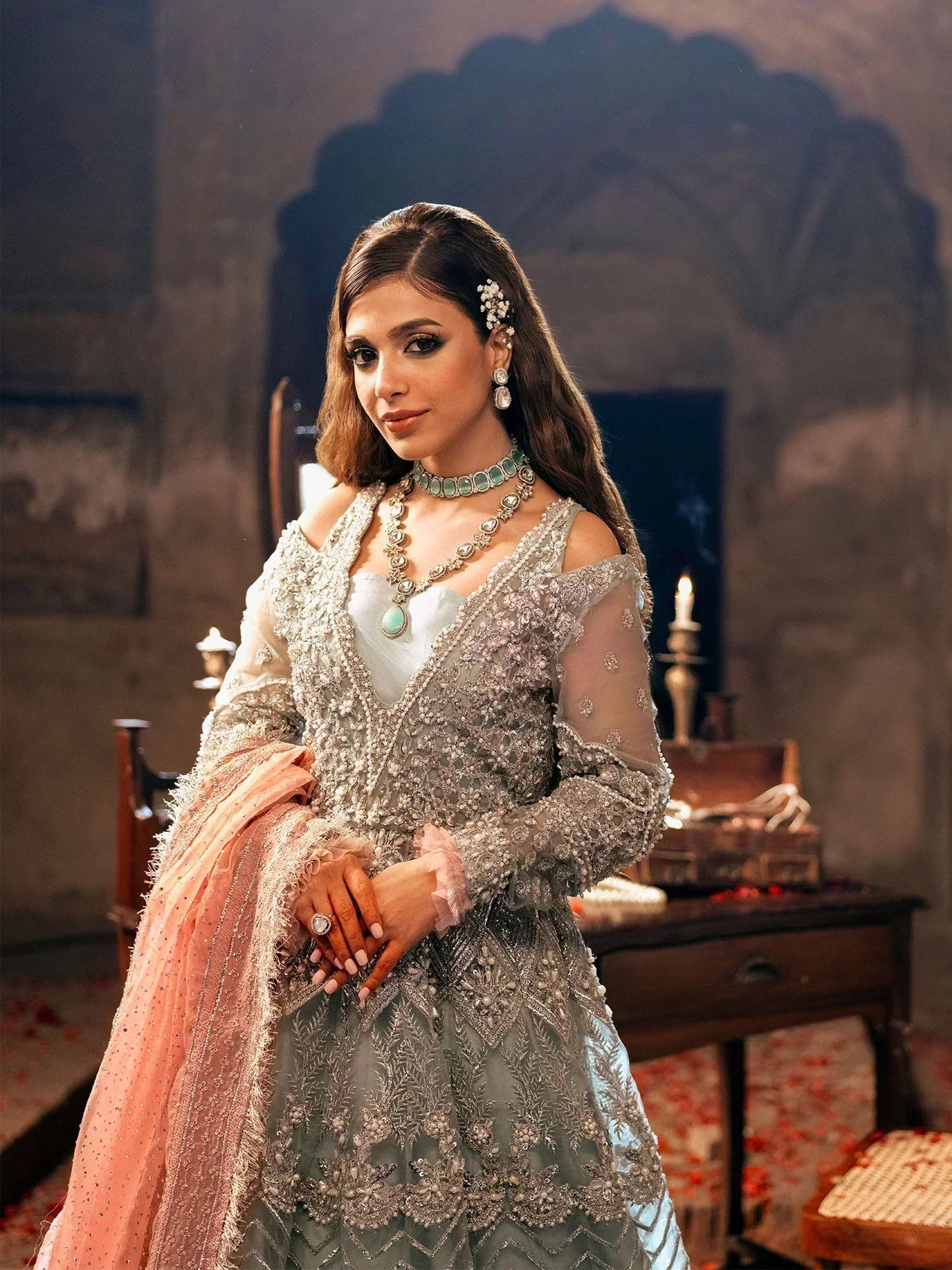 Maryam Hussain | Gulaab Wedding Formals 24 | Roshan - House Of Anaya