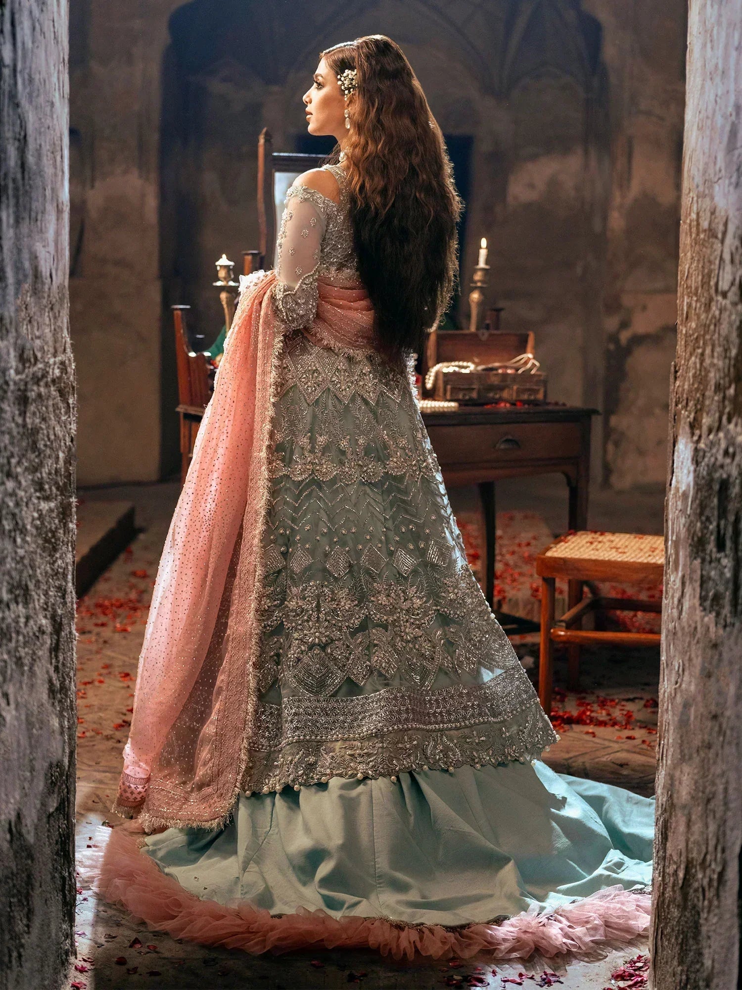 Maryam Hussain | Gulaab Wedding Formals 24 | Roshan - House Of Anaya