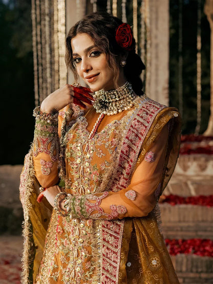 Maryam Hussain | Gulaab Wedding Formals 24 | Sandli - House Of Anaya