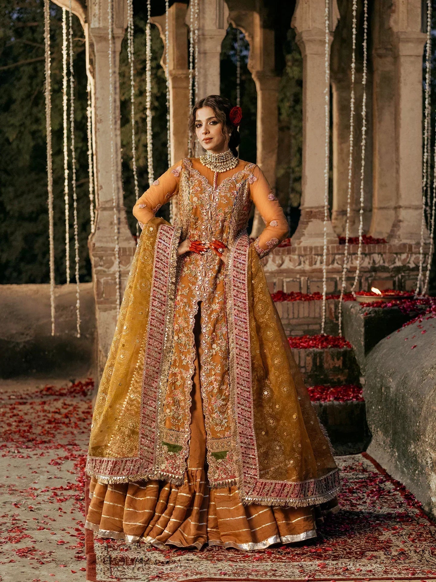 Maryam Hussain | Gulaab Wedding Formals 24 | Sandli - House Of Anaya