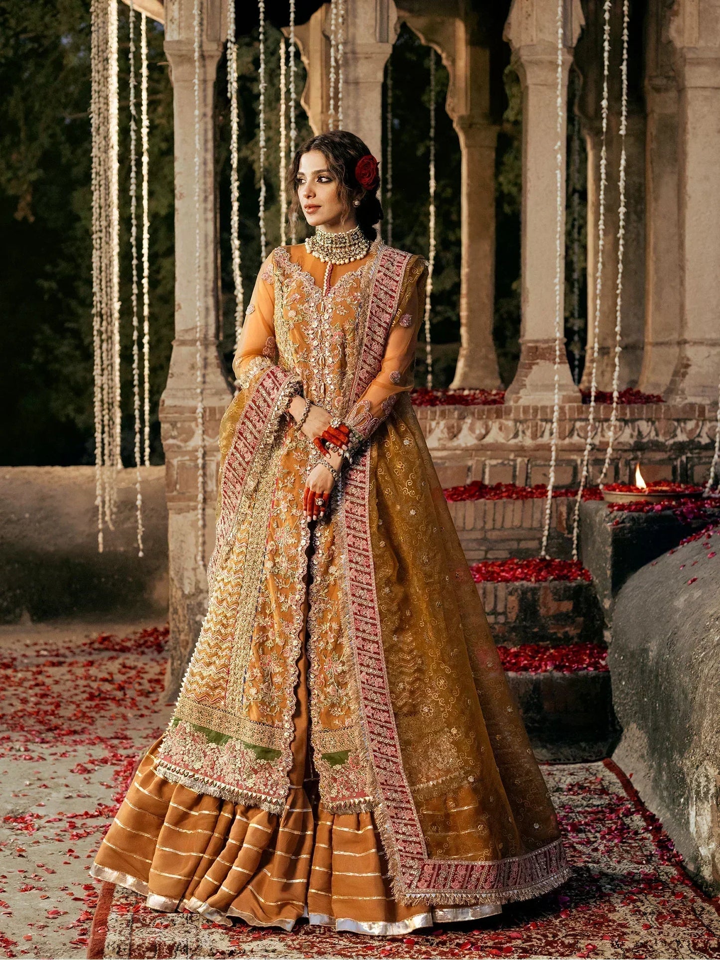 Maryam Hussain | Gulaab Wedding Formals 24 | Sandli - House Of Anaya