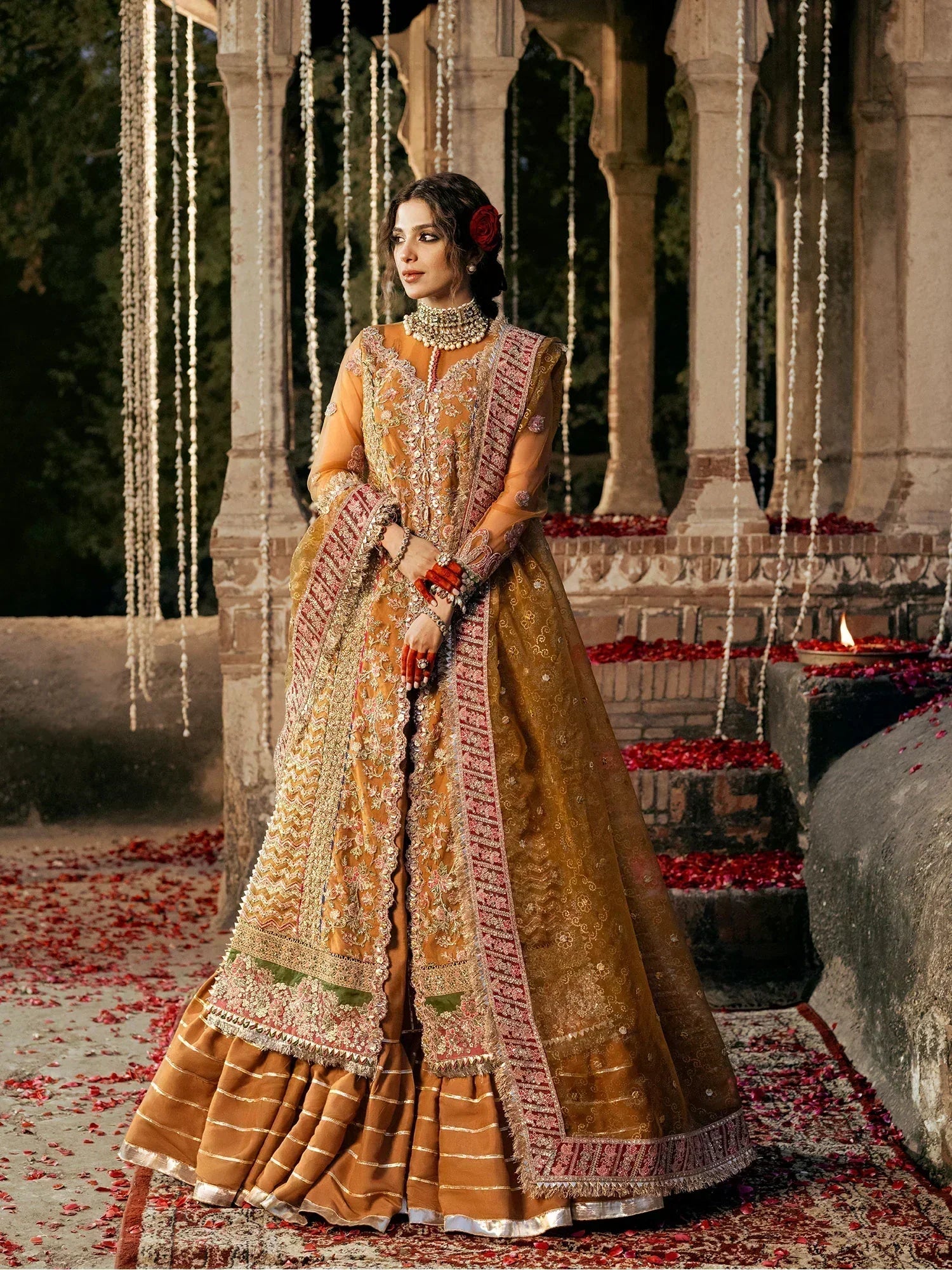 Maryam Hussain | Gulaab Wedding Formals 24 | Sandli - House Of Anaya