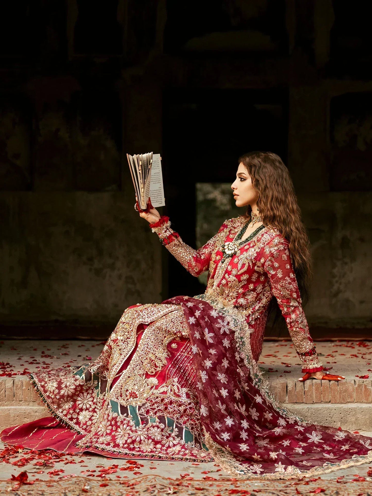 Maryam Hussain | Gulaab Wedding Formals 24 | Ishq - House Of Anaya