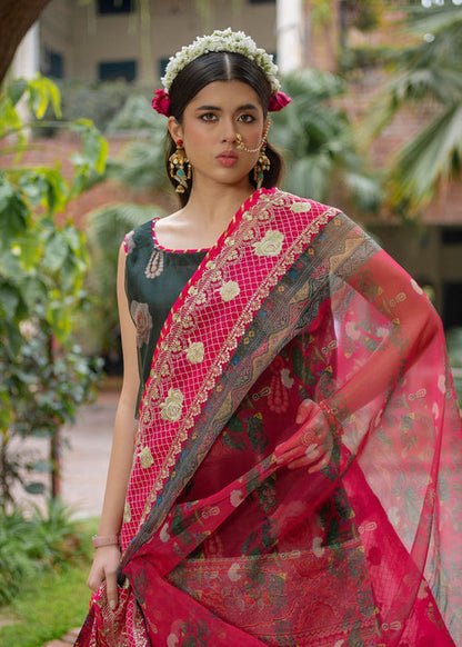 Ali Xeeshan | Chanda Luxury Pret | Green Forest