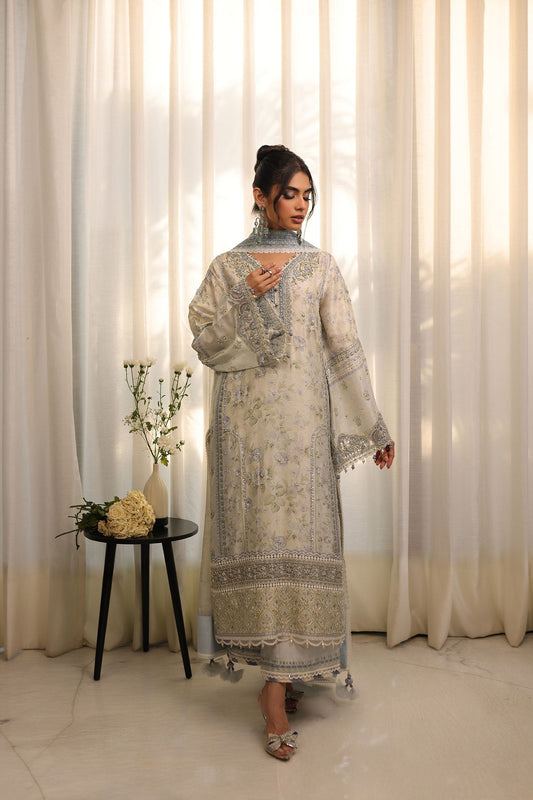 Dhanak | DHANAK COUTURE | Fleur:  SS24HF-3013 SKY BLUE 3Pcs