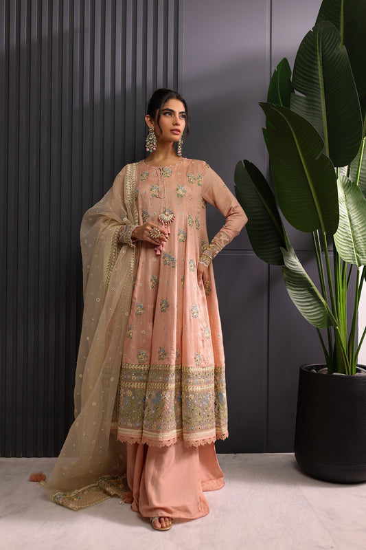 Dhanak | DHANAK COUTURE | Amaya:  SS24HF-3019 LIGHT PINK 3Pcs