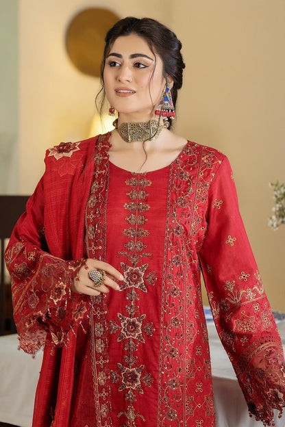 Raeesa Premium | Kimora Lawn Collection | Kimora | HL-14 Nora - House Of Anaya