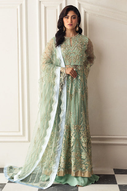 Mushq | Hemline Aura Debut Wedding Formals | PISTACHIO - House Of Anaya