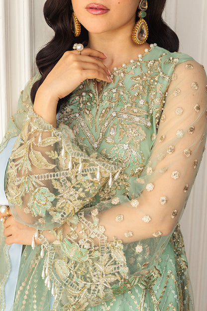 Mushq | Hemline Aura Debut Wedding Formals | PISTACHIO - House Of Anaya