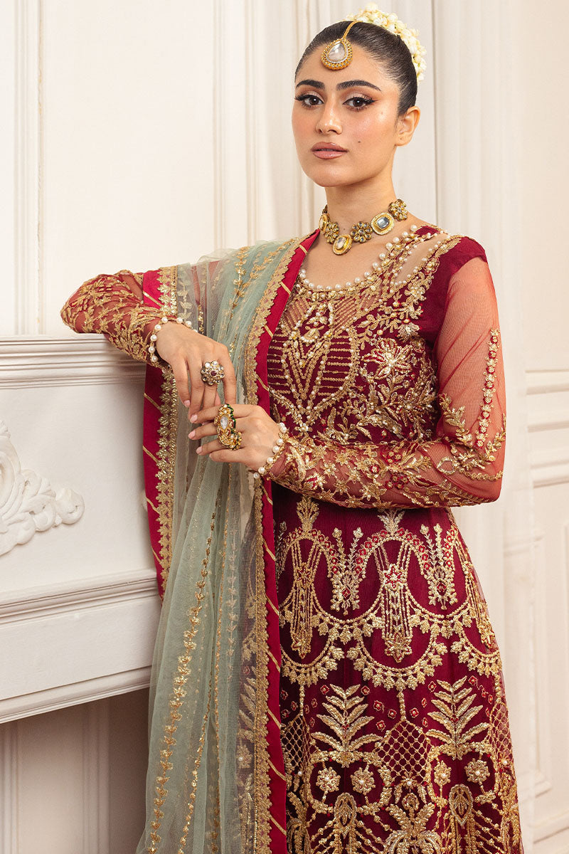 Mushq | Hemline Aura Debut Wedding Formals | SCARLET - House Of Anaya