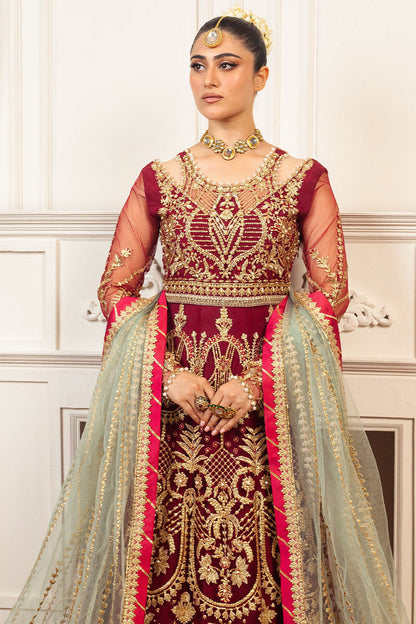 Mushq | Hemline Aura Debut Wedding Formals | SCARLET - House Of Anaya