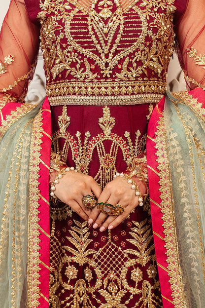 Mushq | Hemline Aura Debut Wedding Formals | SCARLET - House Of Anaya