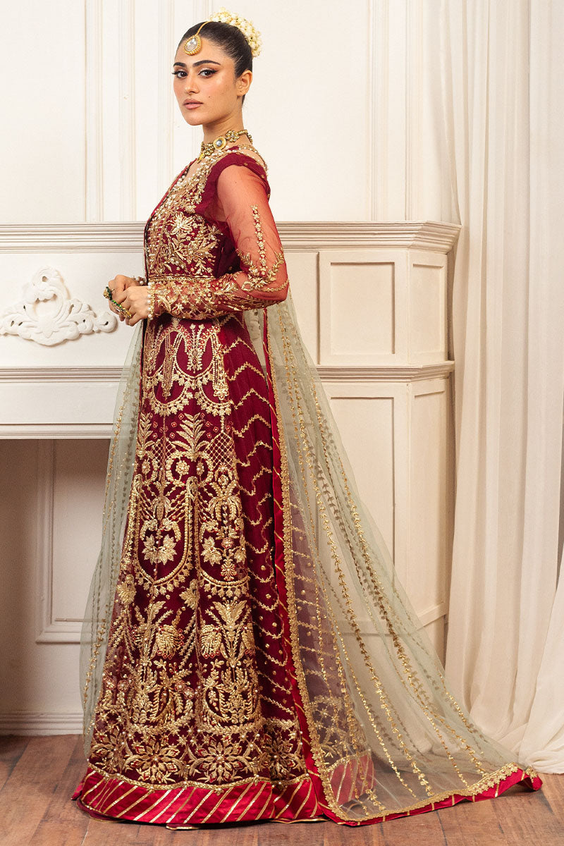 Mushq | Hemline Aura Debut Wedding Formals | SCARLET - House Of Anaya