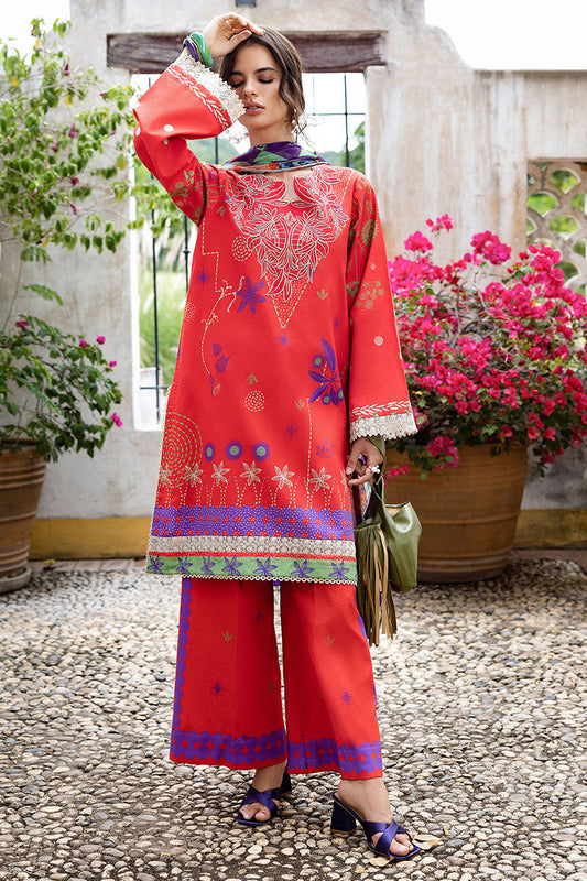 Mushq | Mirasol Printed Cambric | Carmin Rosa