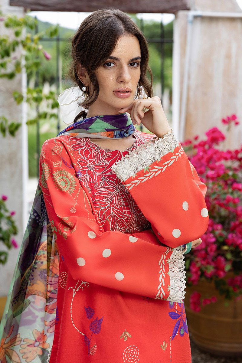 Mushq | Mirasol Printed Cambric | Carmin Rosa