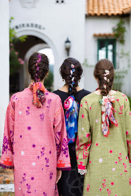 Mushq | Mirasol Printed Cambric | Coral Mar