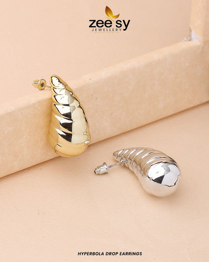 Hyperbola Drop Earrings - Libasekhas