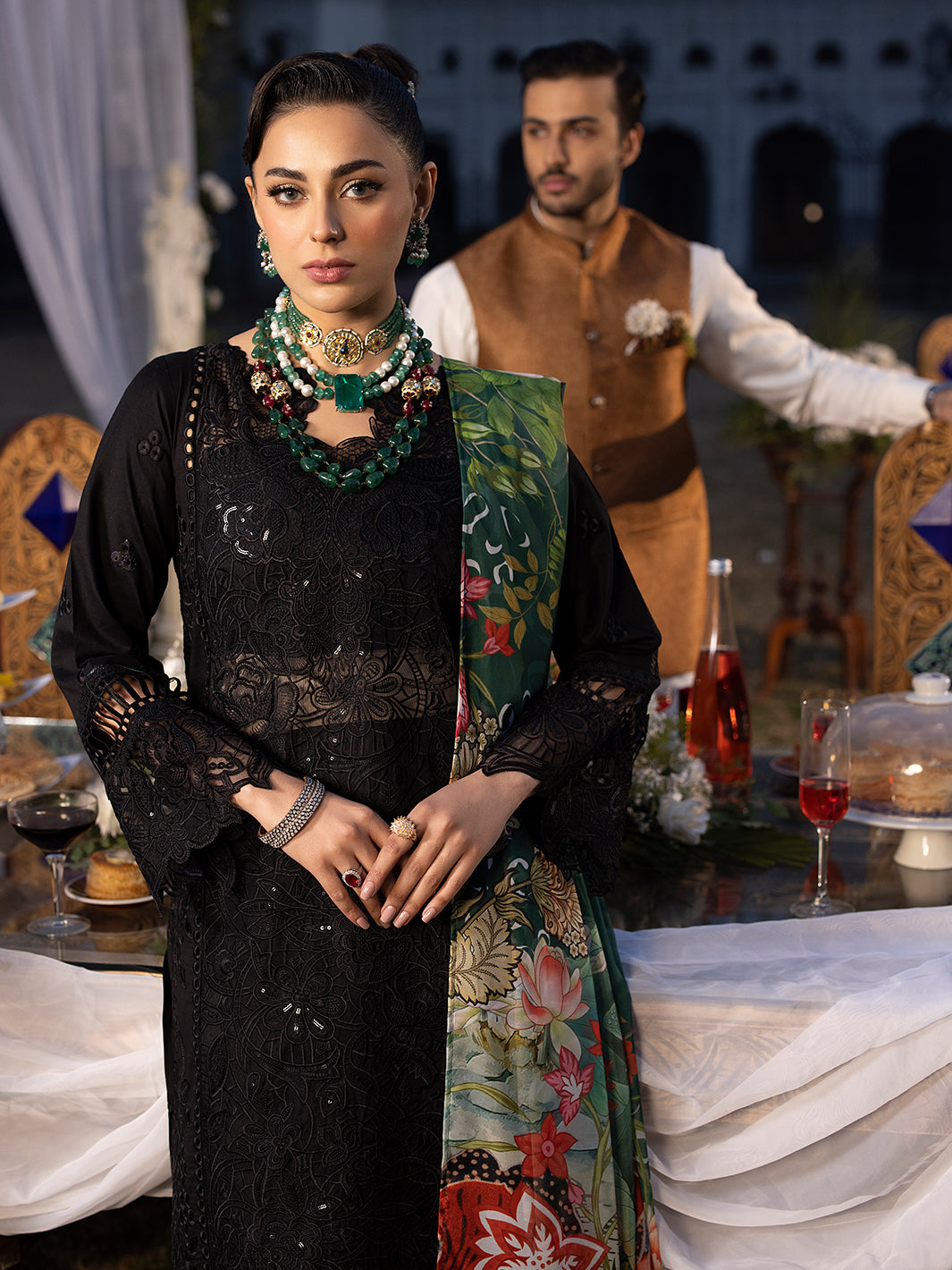 Mahnur | Mahrukh Luxury Lawn 24 | HEMAYAL - House Of Anaya