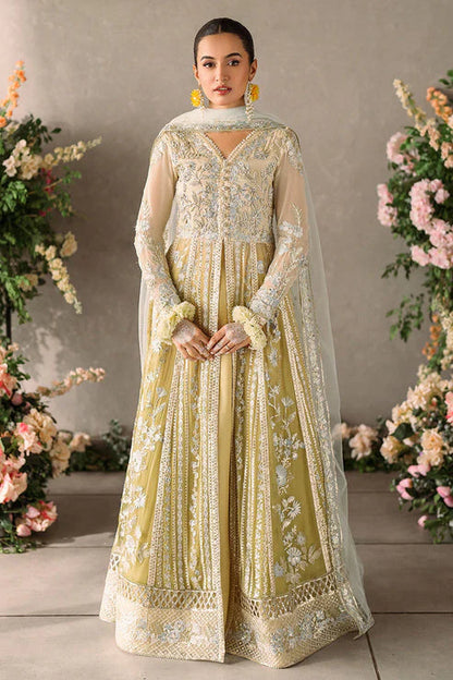 Mushq Mastani Evening Embroidered Chiffon 3Pc Suit MCH-06 HIRA