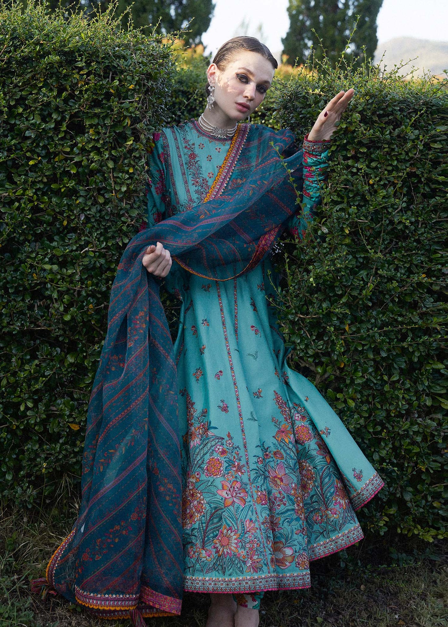 Hussain Rehar | Zaiba-Eid Lawn Collection24 | Jheel - House Of Anaya